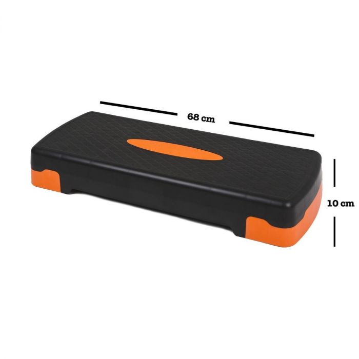 2 SIZE ADJUSTABLE AEROBIC EXERCISE STEPPER image 2