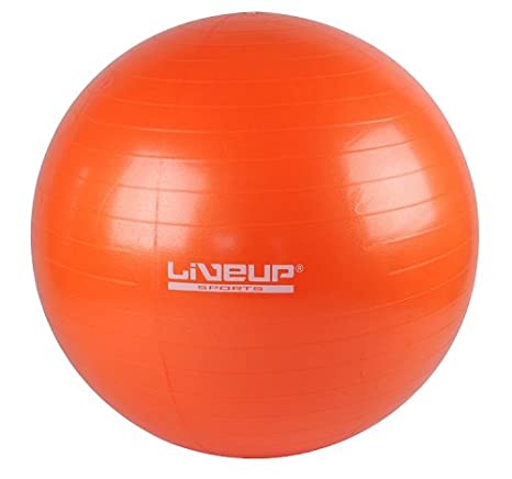 LIVEUP 65CM ANTI BURST EXERCISE SWISS YOGA BALL WITH FREE PUMP 950G