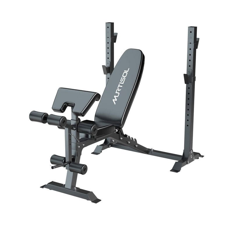 Adjustable 6 in 1 Weight Bench, Fast Folding with Preacher Curl