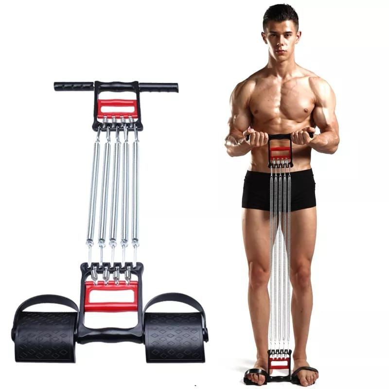Chest Expande Tummy Trimmer With 5 Spring Hand Grip