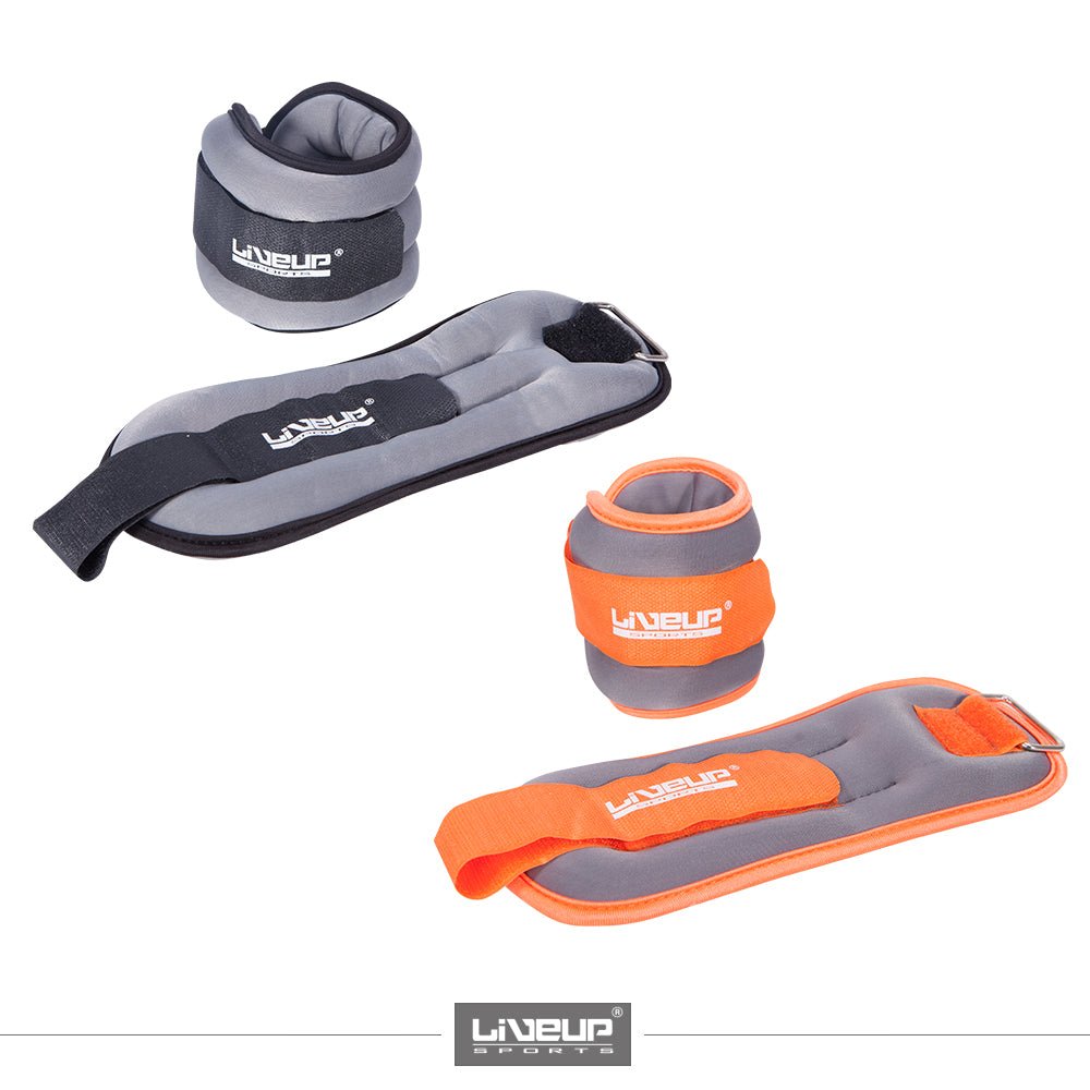 WRIST/ANKLE SOFT WEIGHT ADJUSTABLE SUPPORT 1KG (PAIR) image 2