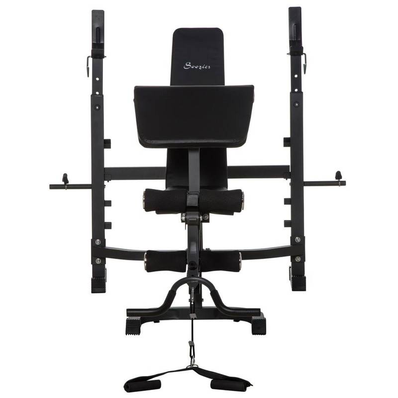 Crystal Adjustable Fitness Weight Bench - Weights Sold Seperately