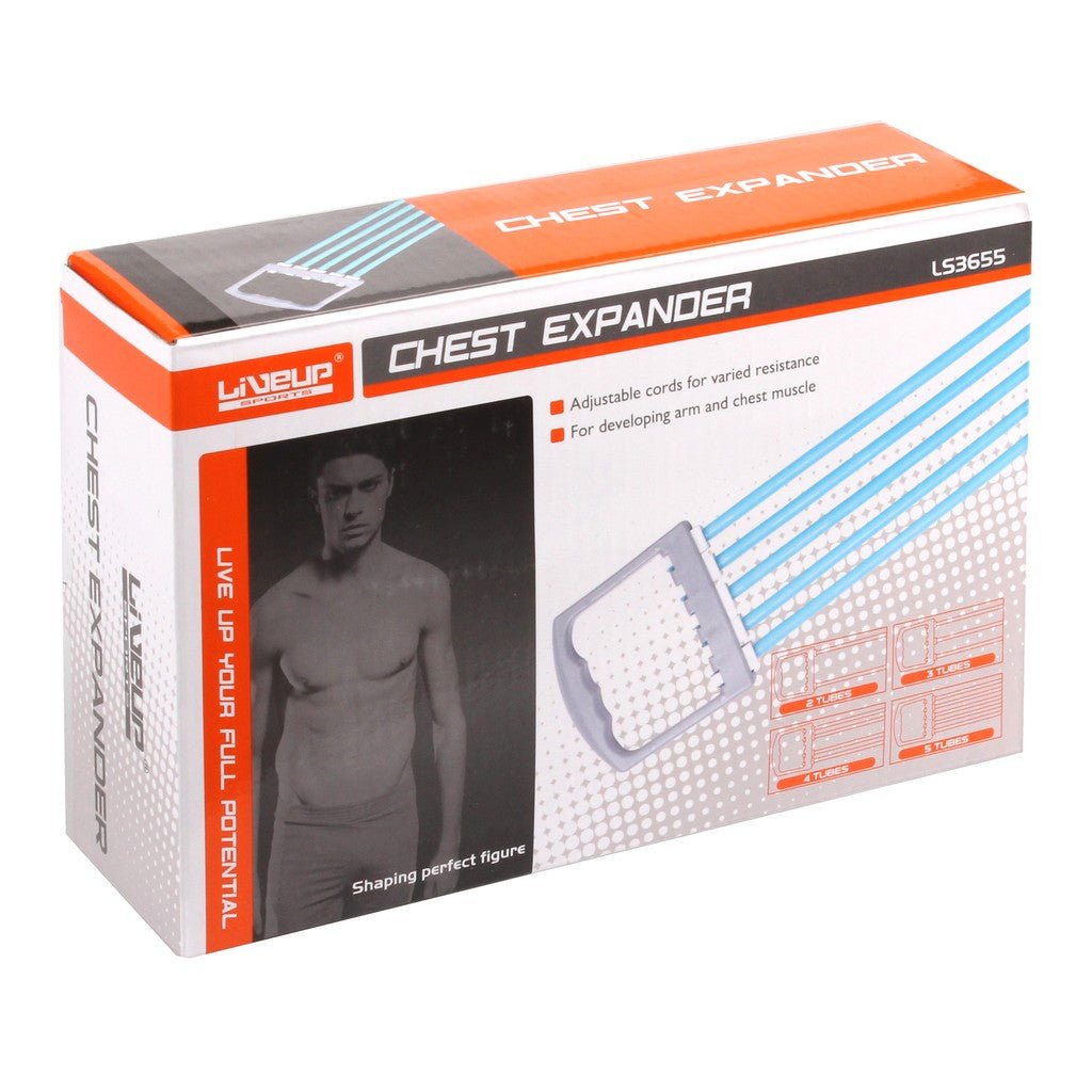 CHEST EXPANDER EXERCISE PULL RUBBER image 2