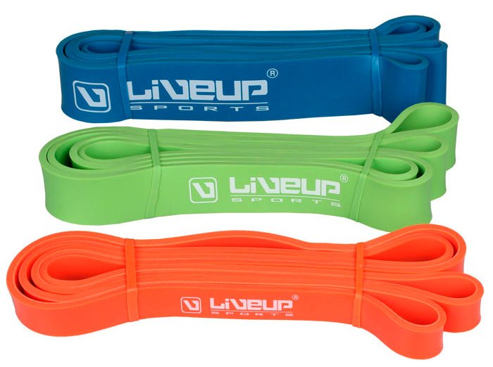 EXERCISE LATEX LOOP RESISTANCE BAND ORANGE LIGHT image 2
