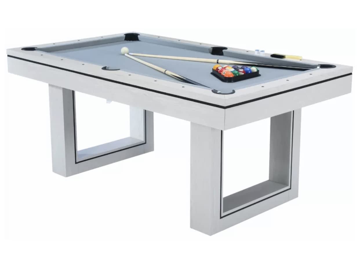 Imported Proffessional Luxury Pool Table 7ft, With Grey Velvet Play Surface, 25mm Metal Support, With Full Accessories