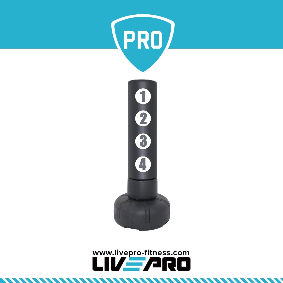 LIVEPRO PROFESSIONAL BOXING PILLAR HEAVY DUTY image 2