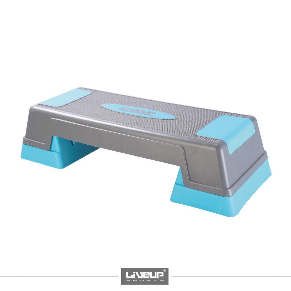LIVEUP SPORTS 3 SIZE ADJUSTABLE AEROBIC EXERCISE STEPPER Blue