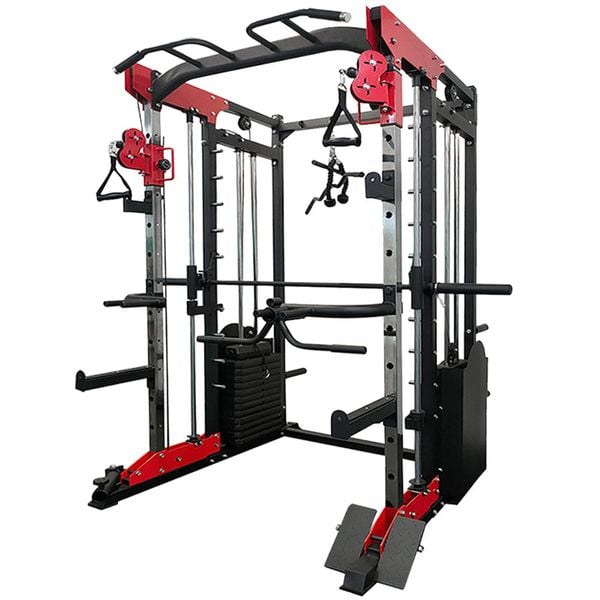 Multi-Functional Double Weight Stack Smith Super Rack Machine