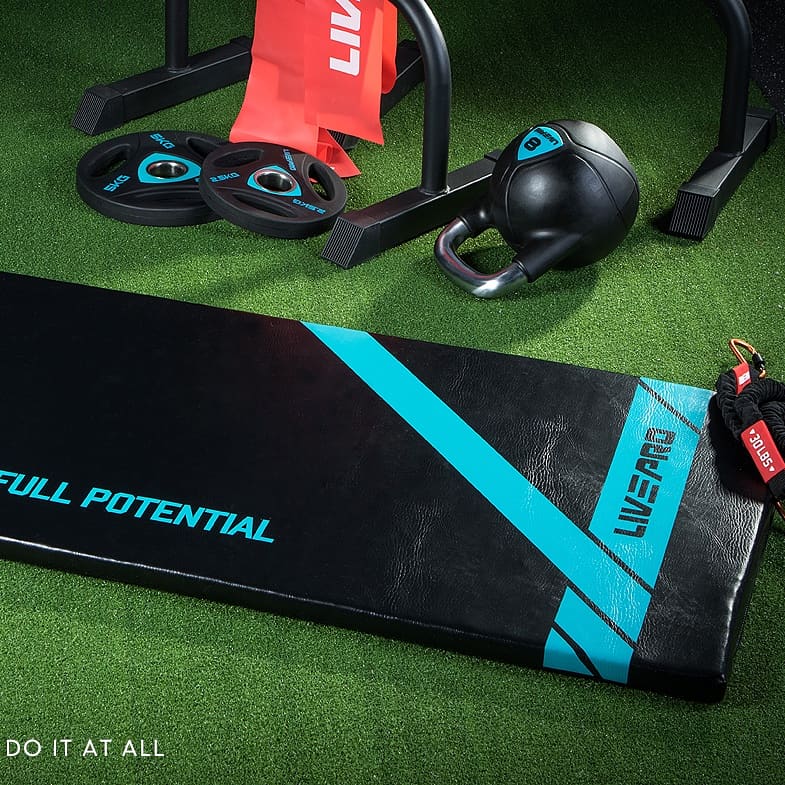 PRO SPORTS LEATHER COVER EXERCISE STRETCH MAT
