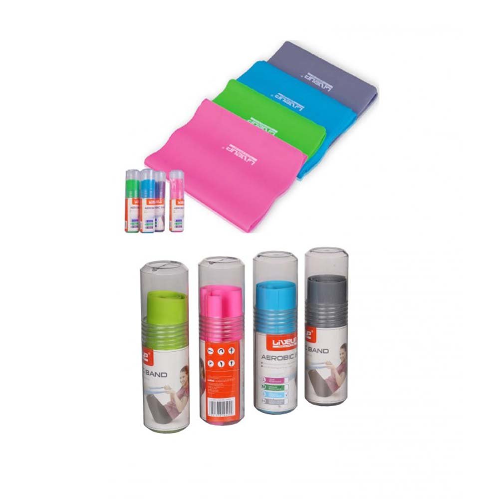 LIVEUP TPE LATEX EXERCISE THERA BAND - EASY (PINK) image 3