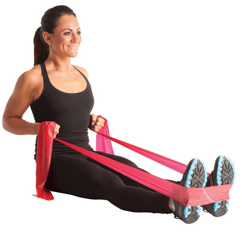 LIVEUP TPE LATEX EXERCISE THERA BAND - EASY (PINK)