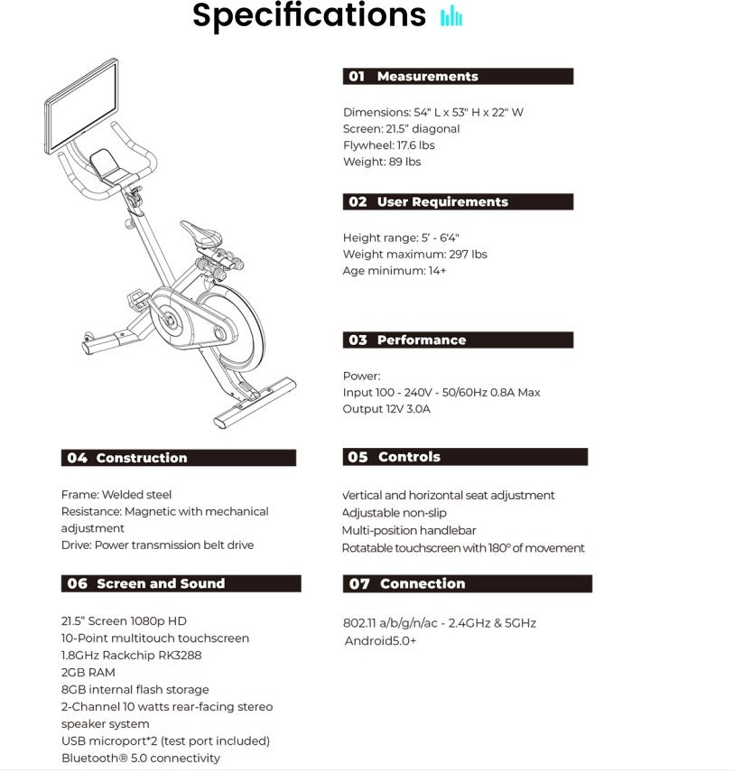 WNQ VENUS B2 Fashion Intelligent Spin Bike image 15