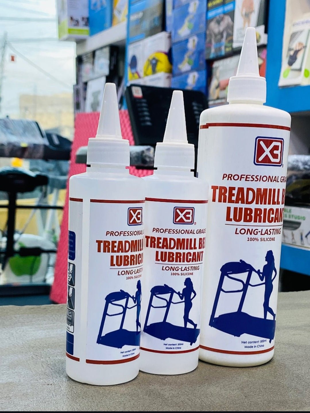X3 Tread mill Lubricant, 100% Silicone Odorless, Non-toxic Lubricant 100ml